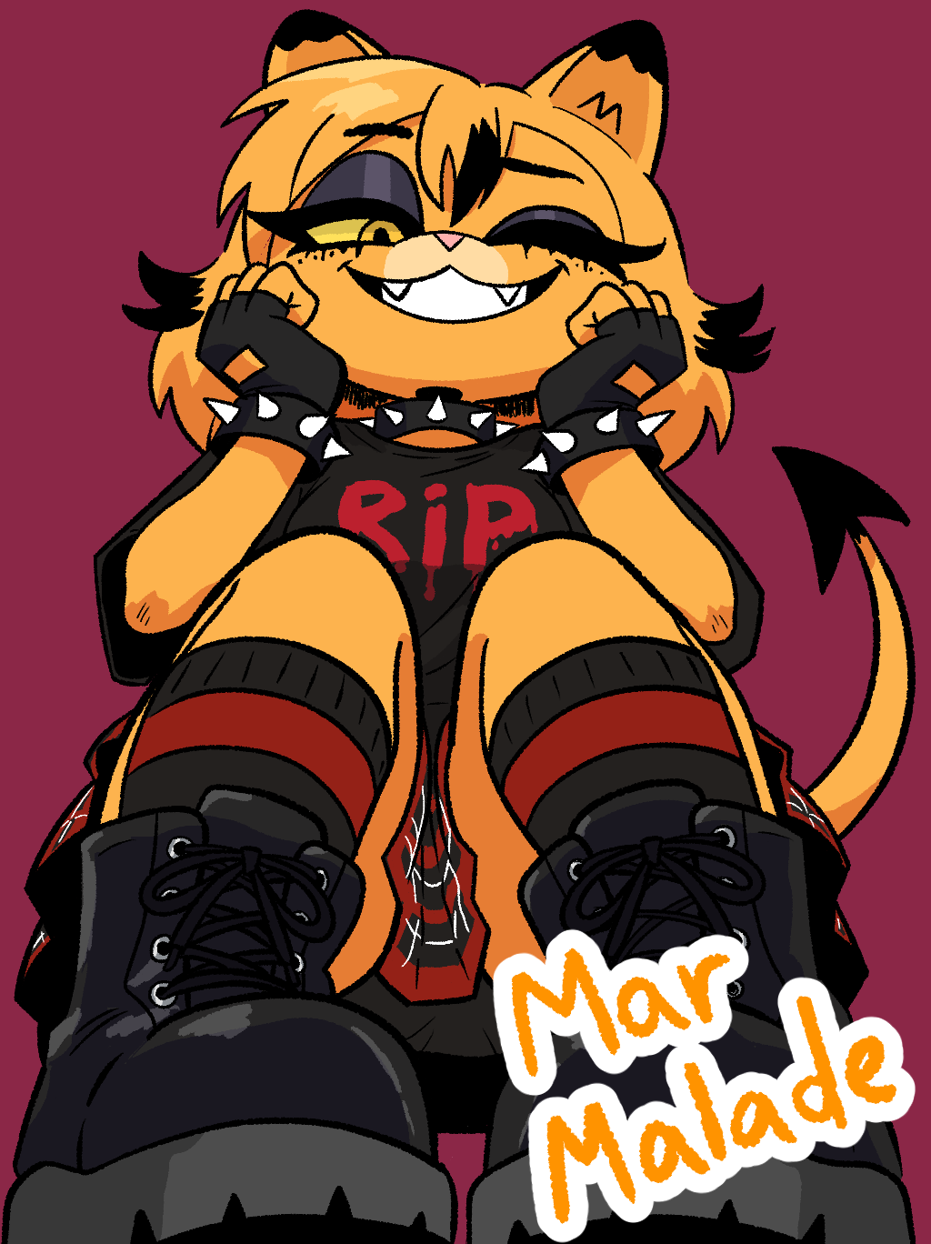 Marmalade cosplaying Helline