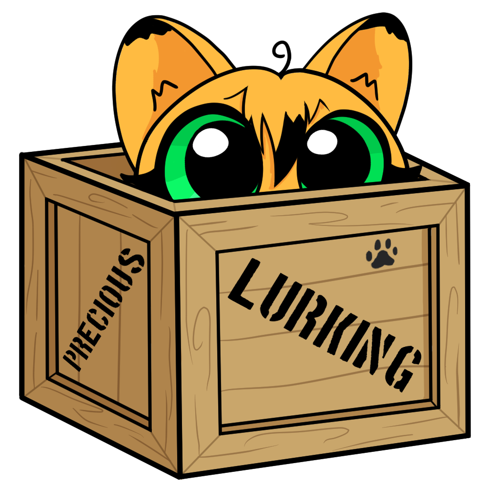 Tiny Marmalade Lurking in a Crate