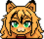 Marmalade Pixel Art Bust